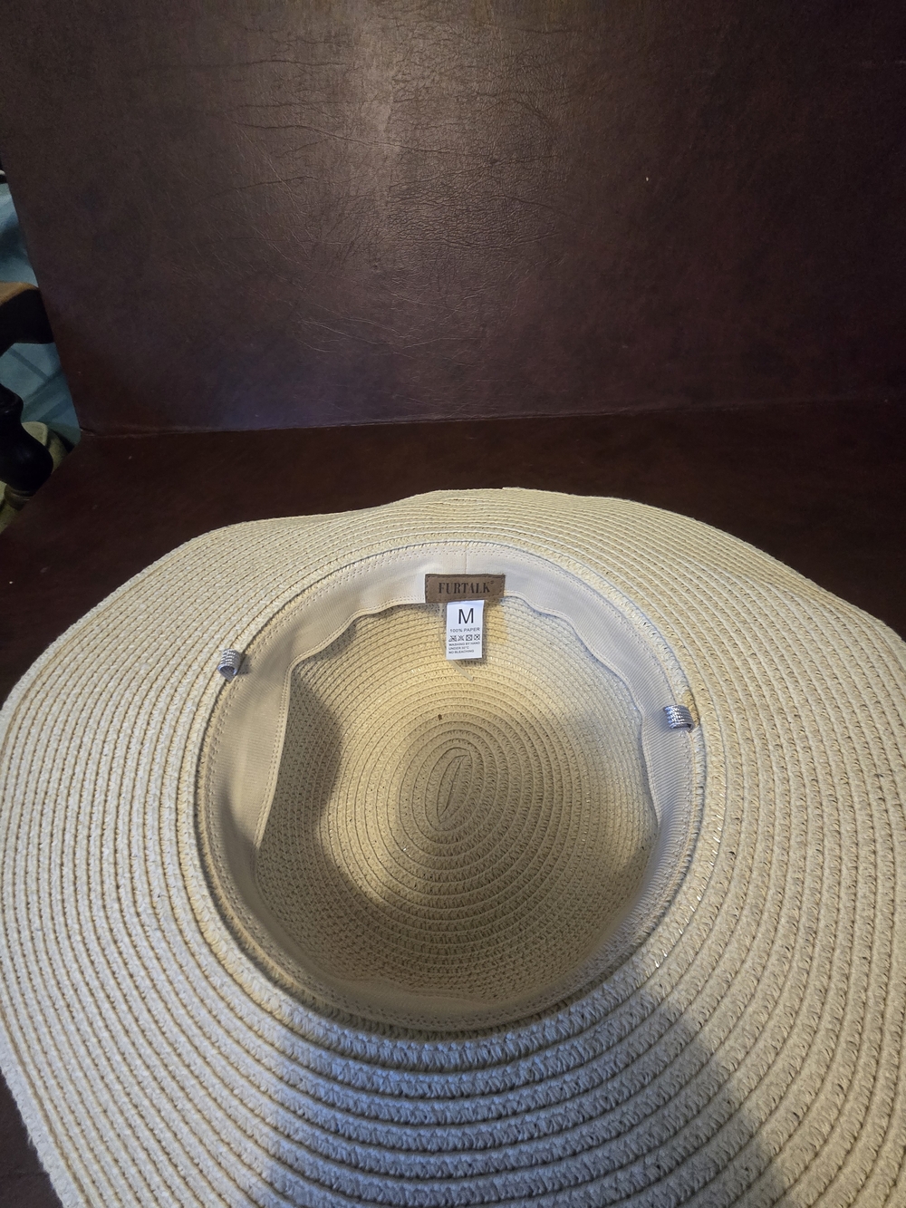 Furtalk Women's Wide Brim Sun Hat - Beige